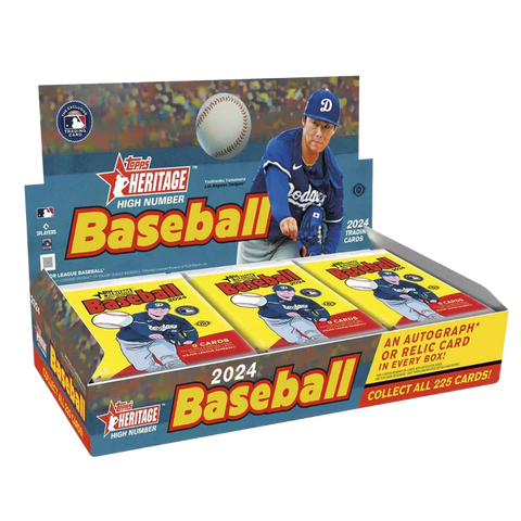 24THP- 2024 TOPPS HERITAGE HIGH NUMBER HOBBY *PERSONAL BOX* SHIPPED TO YOU!