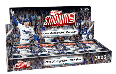 25TSCP- 2025 Topps Stadium Club Hobby Box - Personal Box (shipped to you!)