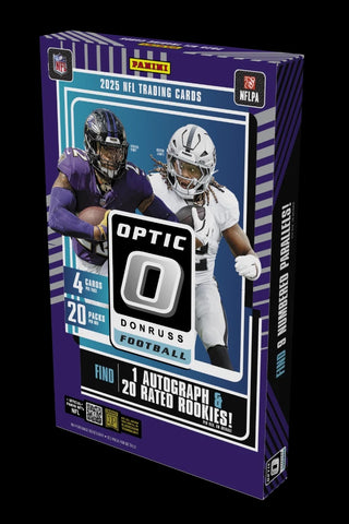 25DO3- #3 2025 DONRUSS OPTIC HOBBY FOOTBALL 4 BOX - RANDOM TEAMS BREAK #3
