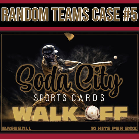 SWO5- SODA CITY “WALK OFF” BASEBALL REPACK - RANDOM TEAMS CASE BREAK #5