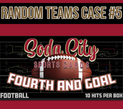 SODA CITY “4TH AND GOAL” FOOTBALL REPACK - RANDOM TEAMS CASE #5