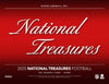 25NT4- #4 2025 National Treasures Football Hobby Box - Random Teams #4