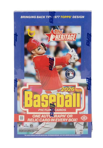 *PERSONAL BOX - 2026 Topps Heritage Baseball Hobby Box