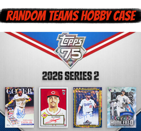 2026 Topps Series 2 Hobby Case Random Teams
