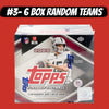 26TJF3- #3 - 2026 Topps Football Jumbo 6 Box Case Break - Random Teams