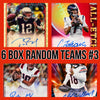 24TCF3- 2024 TOPPS CHROME HOBBY FOOTBALL 6 BOX 1/2 CASE RANDOM TEAMS BREAK #3