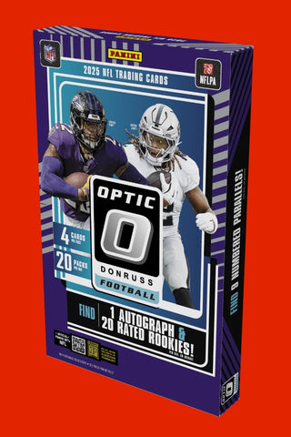 25DO2- #2 2025 DONRUSS OPTIC HOBBY FOOTBALL 4 BOX - RANDOM TEAMS BREAK #2